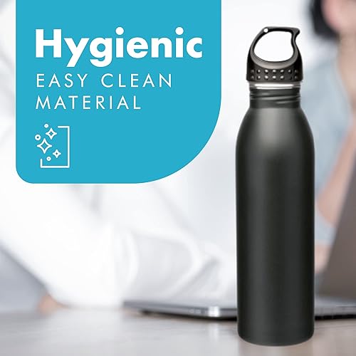 Miniatura 6 de Slim Line - Botella de agua de acero inoxidable, capacidad de 24 onzas