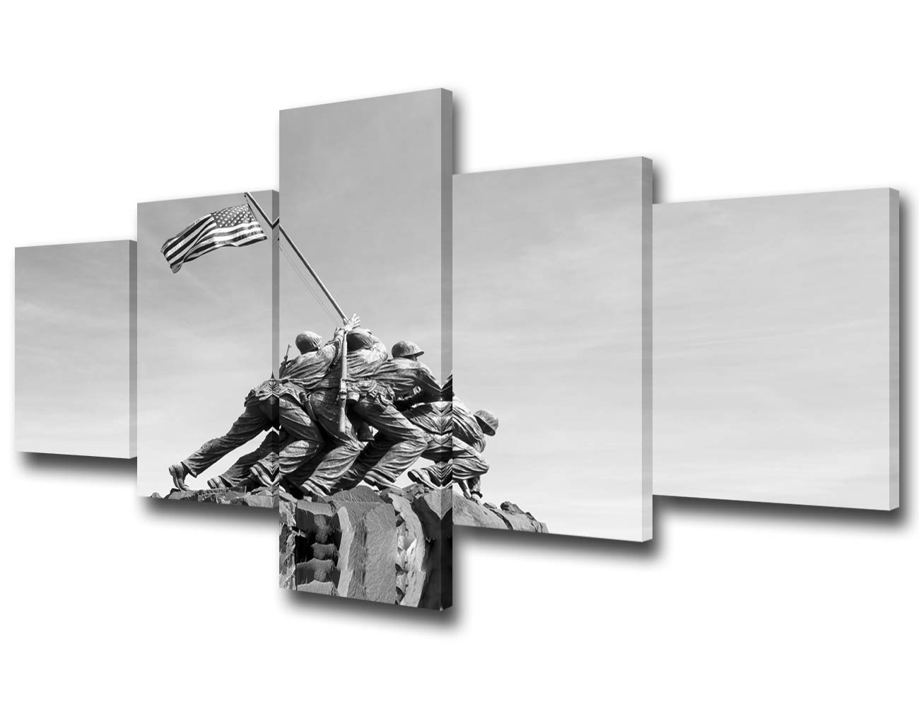 Amazon.co.jp: キャンバス壁アート イウォ・ジマ記念 ワシントン州