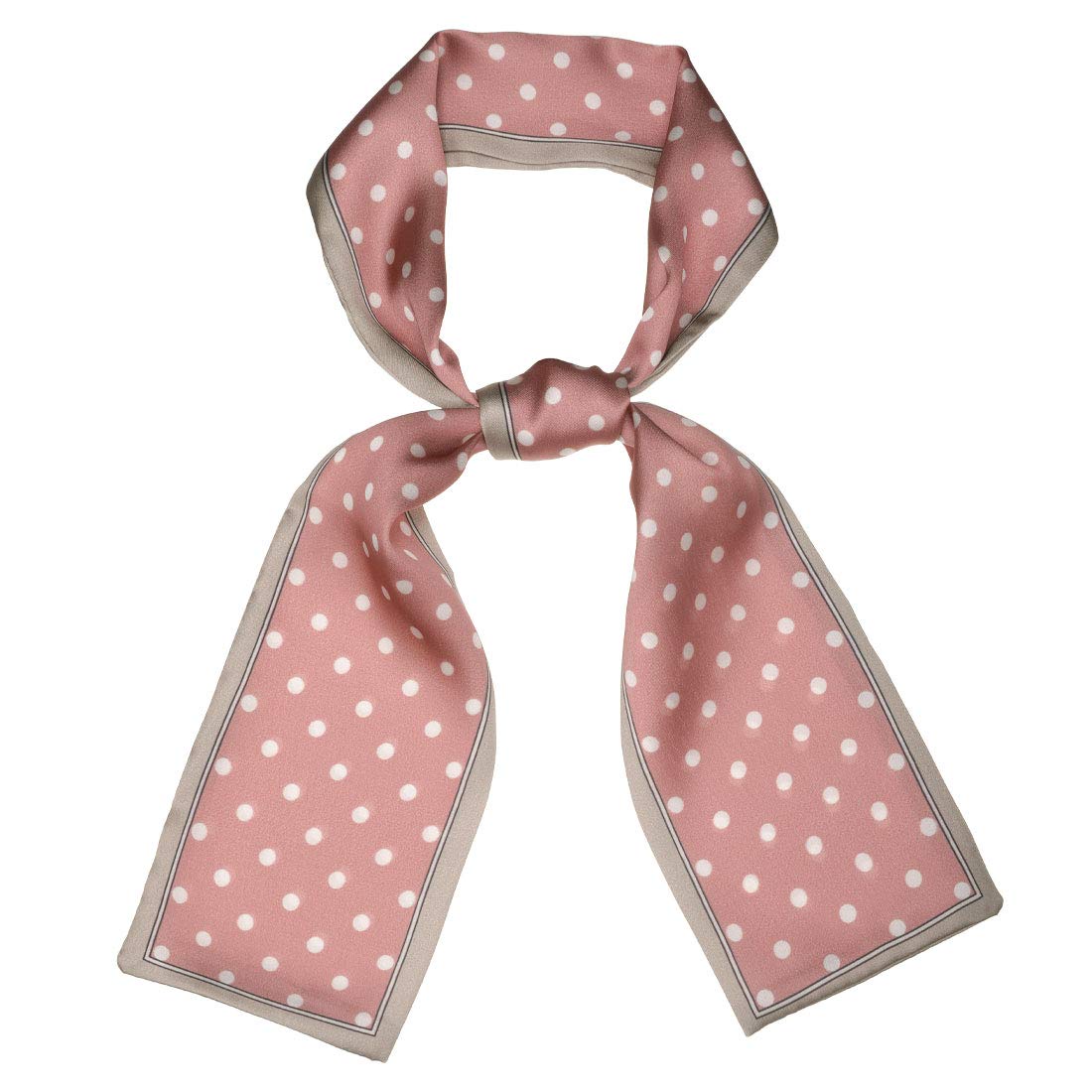 Vintage-Schal Mit Polka Dots – Schmaler 98x9 Cm Schal Aus Polyester, 13 Farben, Ideal Als Kopftuch Oder Halstuch