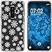 Produktbild PhoneNatic Case kompatibel mit Samsung Galaxy S9 Plus Silikon-Hülle X Mas Weihnachten Schneeflocken M2