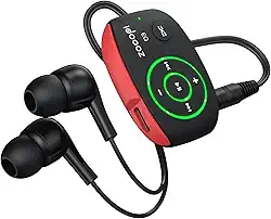 Leitor de MP3 com luz LED, mini reprodutor de música idoooz X2 8 GB, clipe MP3 Player para esportes, academia, corrida, corrida, qualidade de som sem perdas