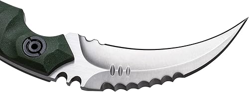 Miniatura 8 de OOULORE Fixed Blade Knife, D2 Steel Blade G10 Handle, Tactical EDC Knife Double edged sharp Claw Knife, Utility Knife for Outdoor Survival Hiking