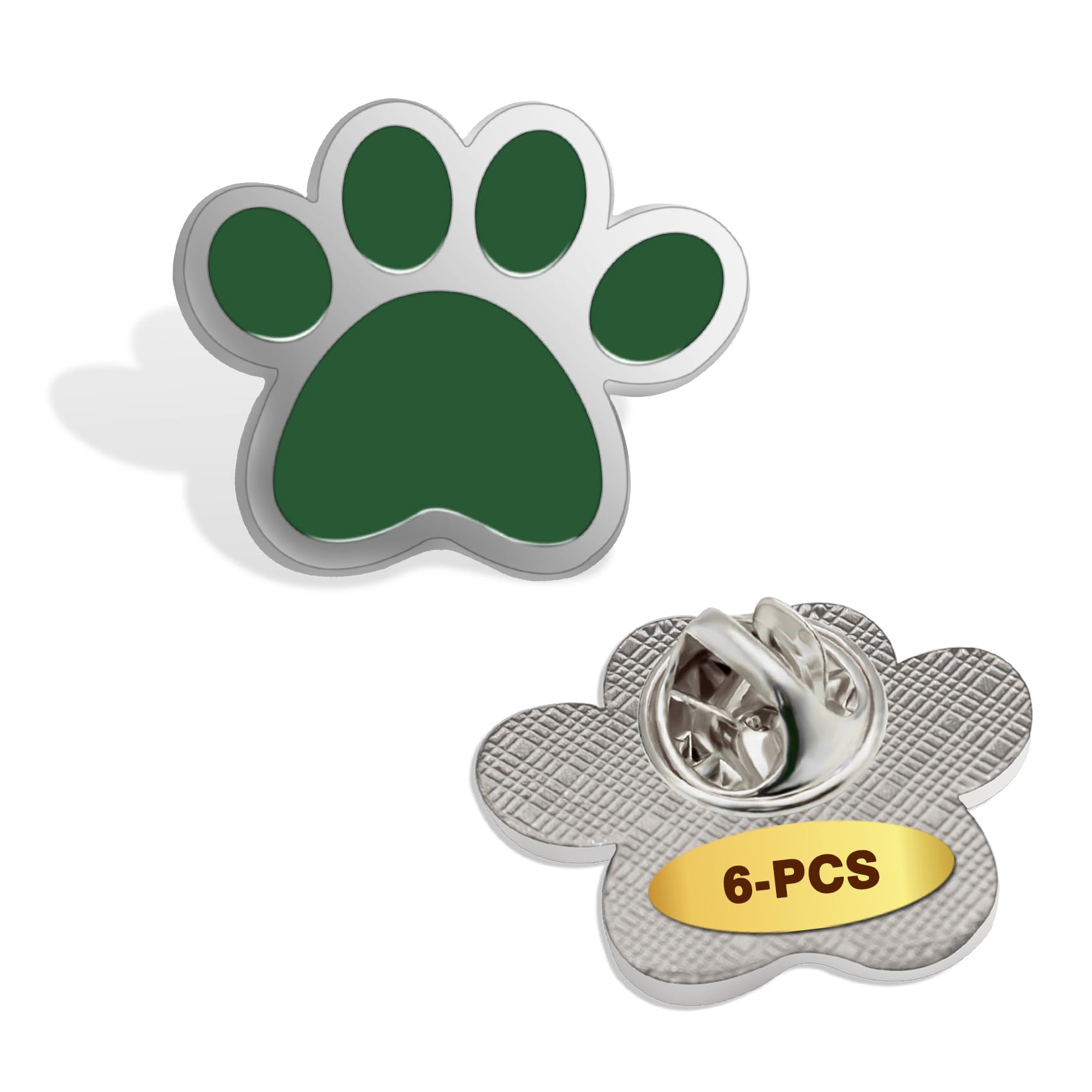 6/12/50/100Pcs Multiple Colour Paw Award Lapel Pin 1 “ -School Student Awards Mascot Brooch Animal Badge For Clothes Bags Hats