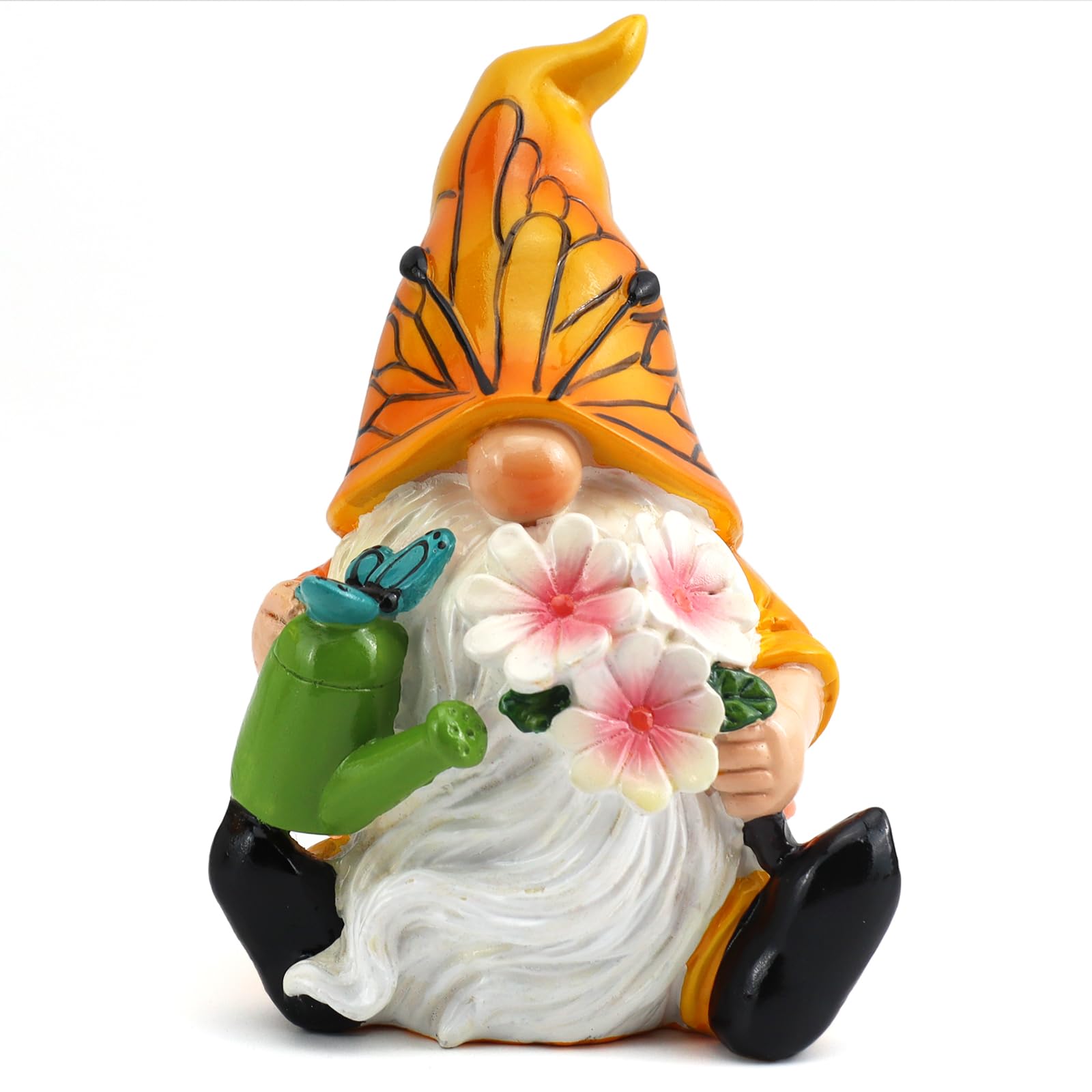 Irayin Spring Butterfly Gnomes Decorations Tomte Elf Decor Summer Figurines for Outdoor Garden Decor Birthday Gifts
