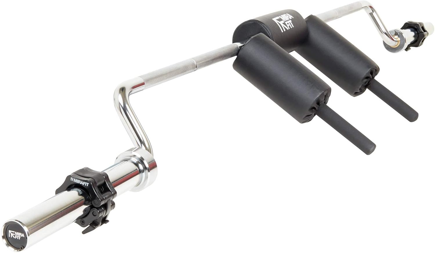 Mirafit 7ft Olympic Safety Squat Bar Includes QR Collars Amazon.co