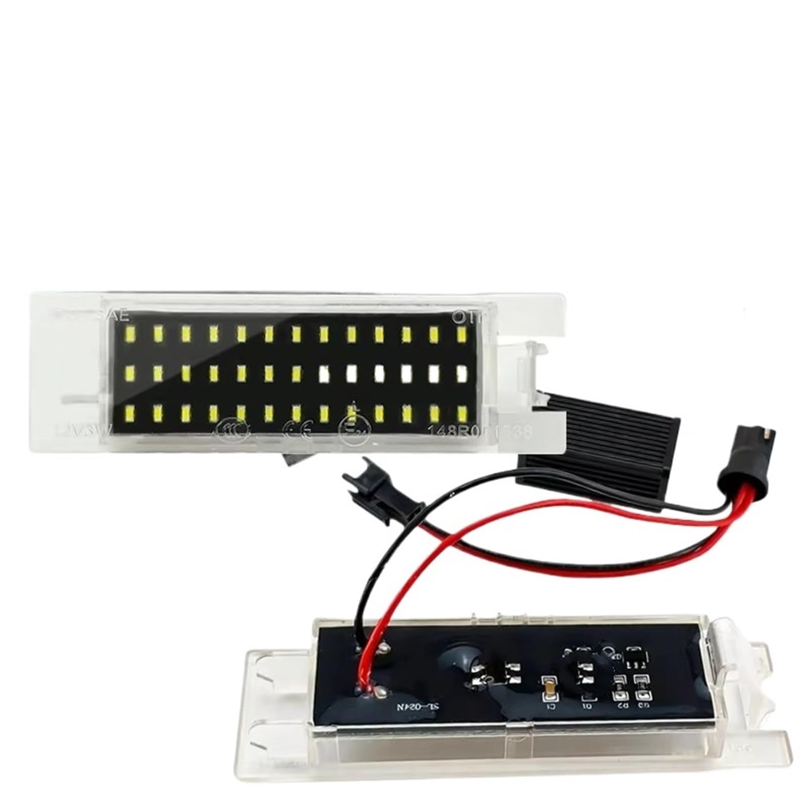 Luces Matrícula Coche Para Opel Para Astra Para Corsa Para Meriva Para Vectra 2 Uds Luz LED Para Placa De Matrícula
