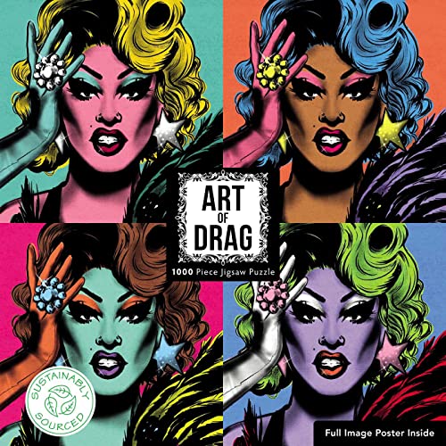 Adult Sustainable Jigsaw Puzzle Art of Drag: 1000-pieces. Ethical, Sustainable, Earth-Friendly