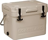 Vista 13 de Coastland Bay Series Cooler Premium - Enfriador rotomoldeado aislado para uso diario, pequeño baúl de hielo para espacios reducidos
