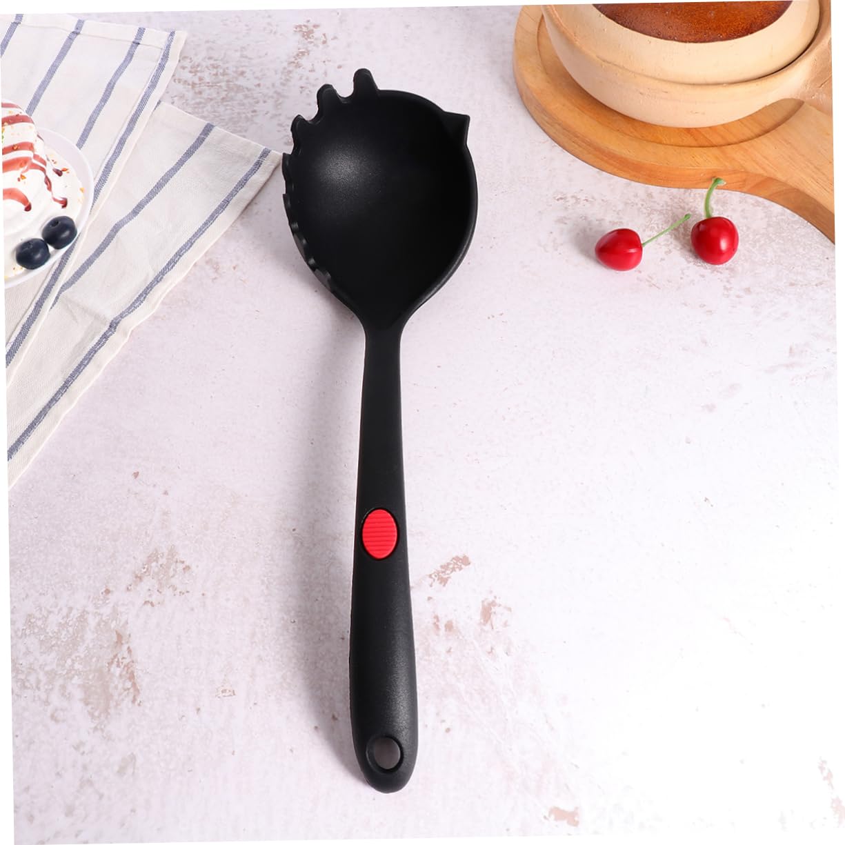 Alipis 2 Pz utensili da cucina set cucina attrezzi cucina cucchiai di silicone cucchiaio per servire gli spaghetti utensile in silicone gadget da cucina pentole anti-aderente server suite
