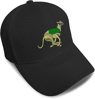 Custom Baseball Cap Racing Greyhound Embroidery Acrylic Dad Hats for Men & Women