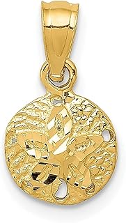 Colar de ouro amarelo 14 k com pingente de estrela-do-mar estrela do mar pingente colar com pingente de concha à beira-mar joias finas para mulheres presentes para ela, Ouro amarelo Pedra