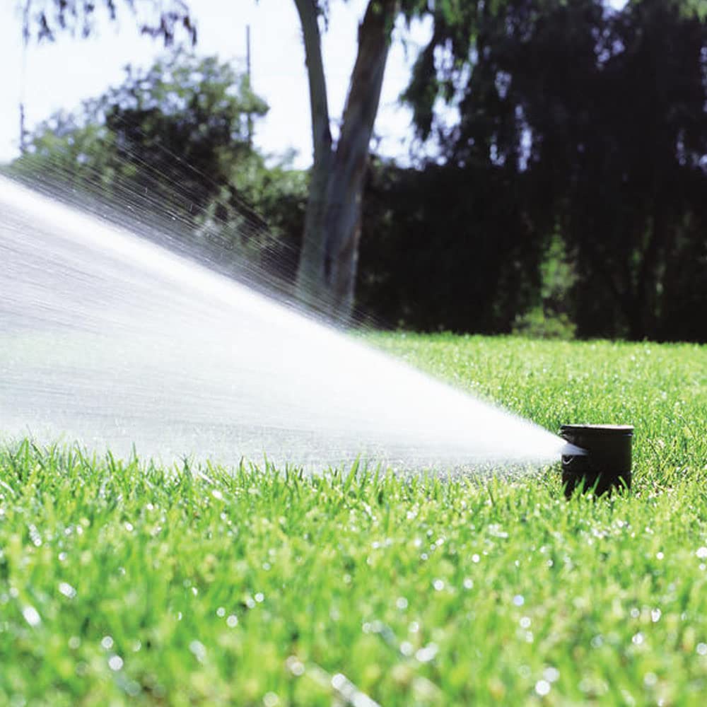 Sprinkler Hunter I-25-04-B. Reichweite 11,90 bis 21,60 m. Gewinde 1 Zoll Buchse