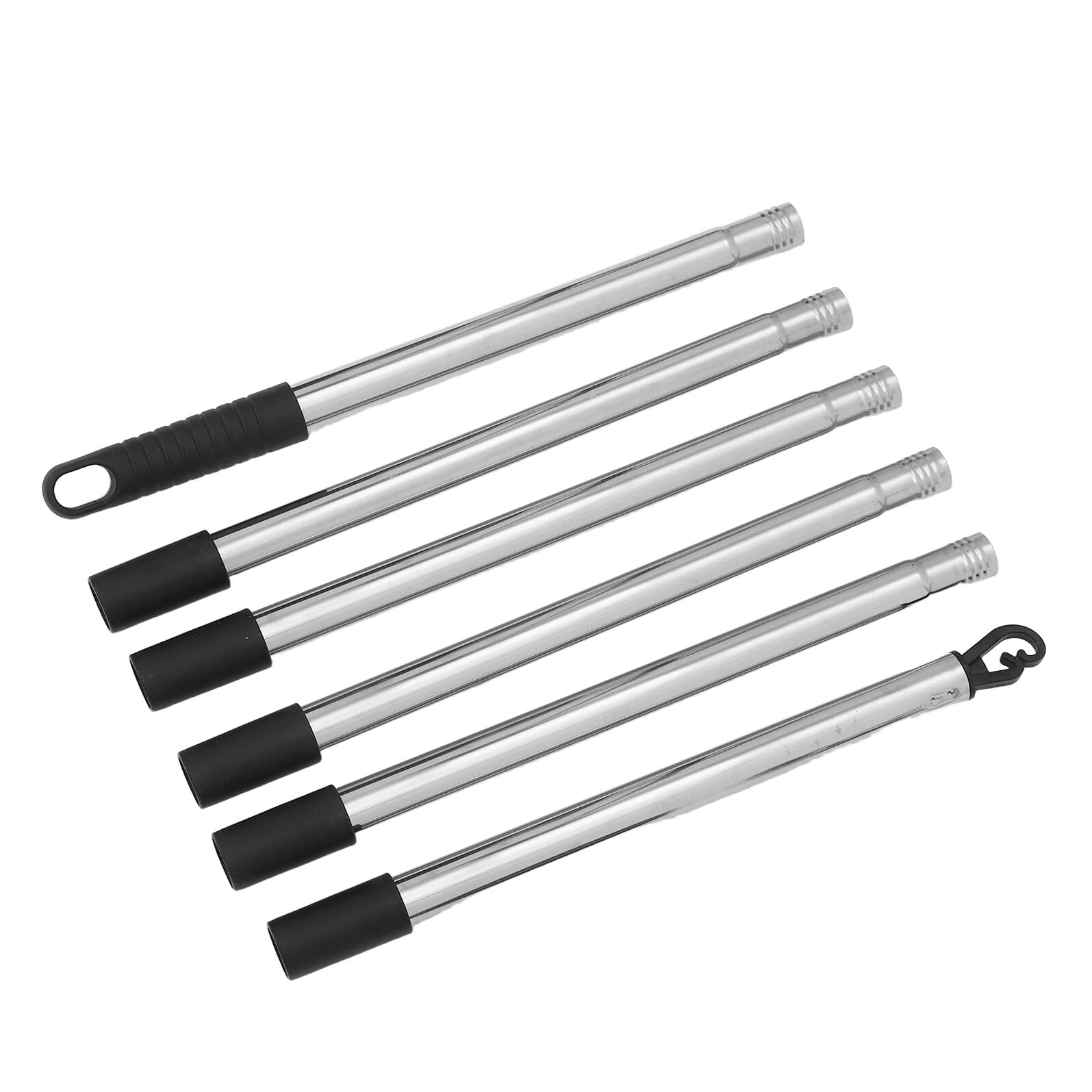 PRETYZOOM Outdoor Wäscheleinen Satz 10m mit Abnehmbarer 22m Stütze Robuste Wäschestange und Klemmen Tragbare Wäscheleine für Garten Camping und