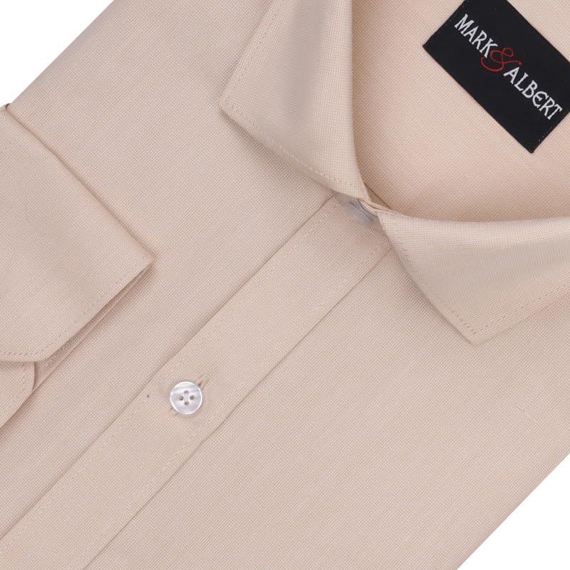 Image of MARK & ALBERT Men's Cotton Formal Shirt
