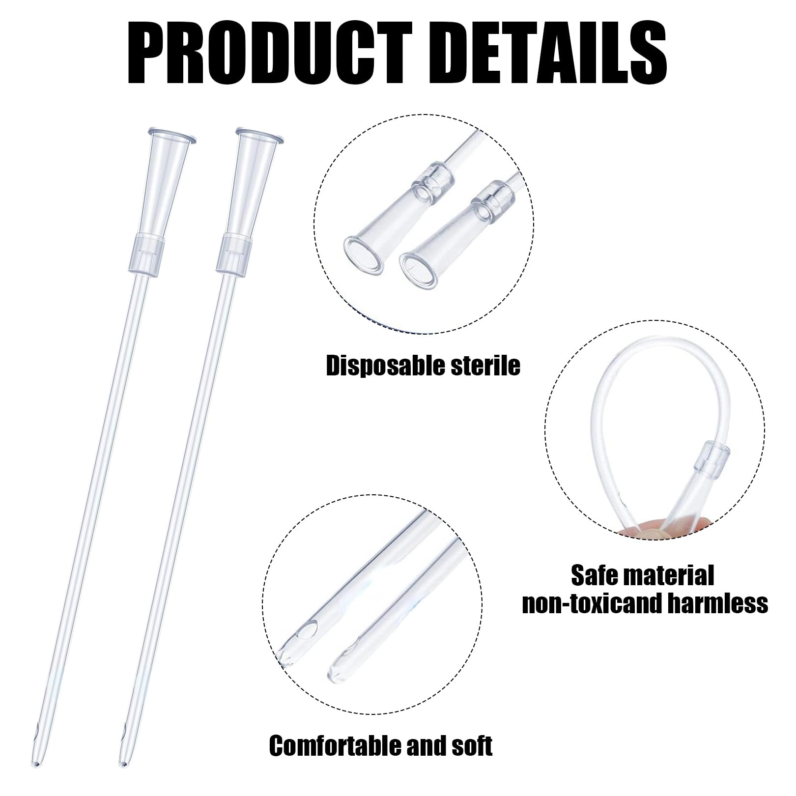 Lot de 12 Sondes d'alimentation pour Oisillons 10 ML,Seringues avec Tuyau,Canule Bouton,Seringue pour Nourrir Les Oiseaux,Le Lait, l'eau,Les Médicaments,Les Animaux Domestiques,Facile à Nettoyer
