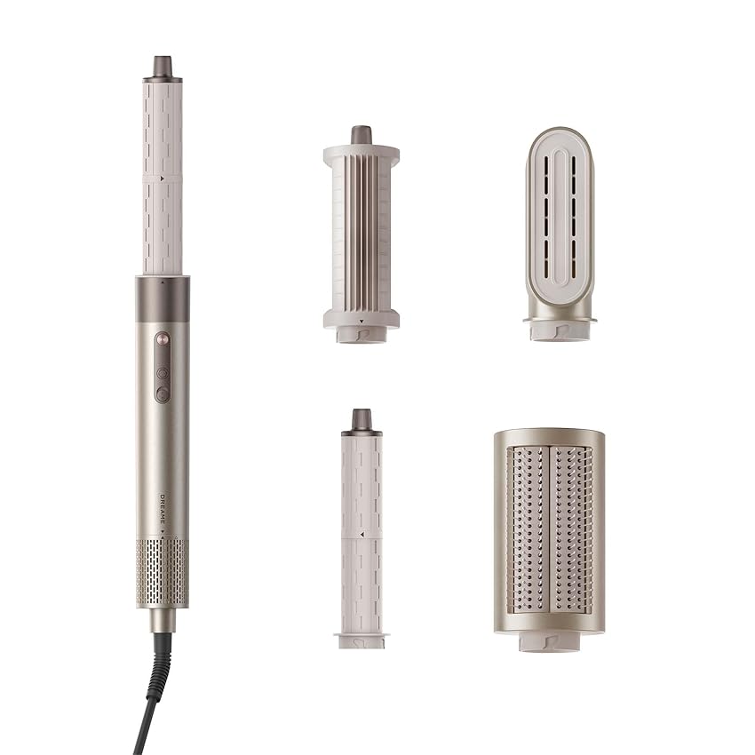 DREAME AirStyle Shine Styler per capelli 5-in-1 & Asciugacapelli ad alta velocità | Accessori a innesto per arricciare e lisciare | Asciugatura rapida, styling con flusso d’aria, getto d’aria fredda