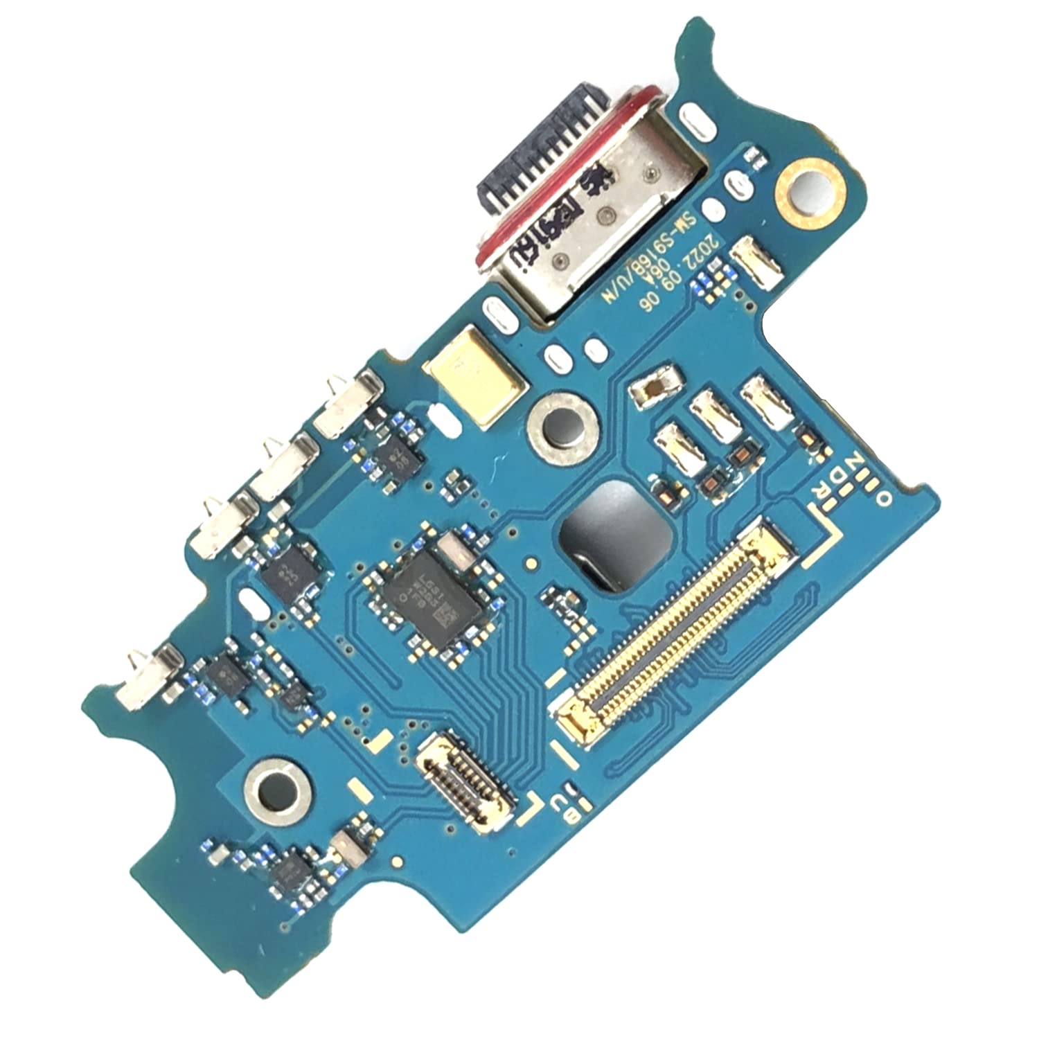 FainWan USB Charger Charging Port Plug Mic Microphone PCD Board Flex Cable Connector Replacement Compatible with Samsung Galaxy S23 Plus S916U S916 S916U1