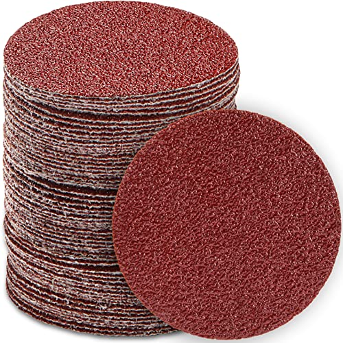 130 PCS 3 Inch Sanding Discs, Wewink Plus Hook and Loop Sandpaper 40 Grit for Drill Sander Attachment, Woodworking, Wood Furniture, Grinder Rotary Tools.