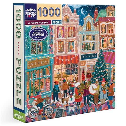Puzzle eeBoo PZTHOD con un diseño ilustrado de alta definición y encaje suave