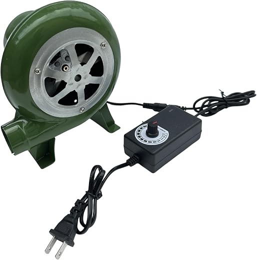 SNAPPSY® Electric Blower Fan US 110V Plug Mini Air Blower for Blacksmith Forge Sturdy 40w