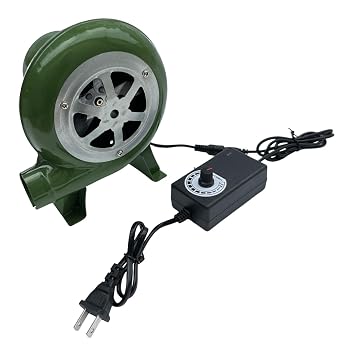 Electric Blower Fan US 110V Plug Mini Air Blower for Blacksmith Forge Sturdy 40w
