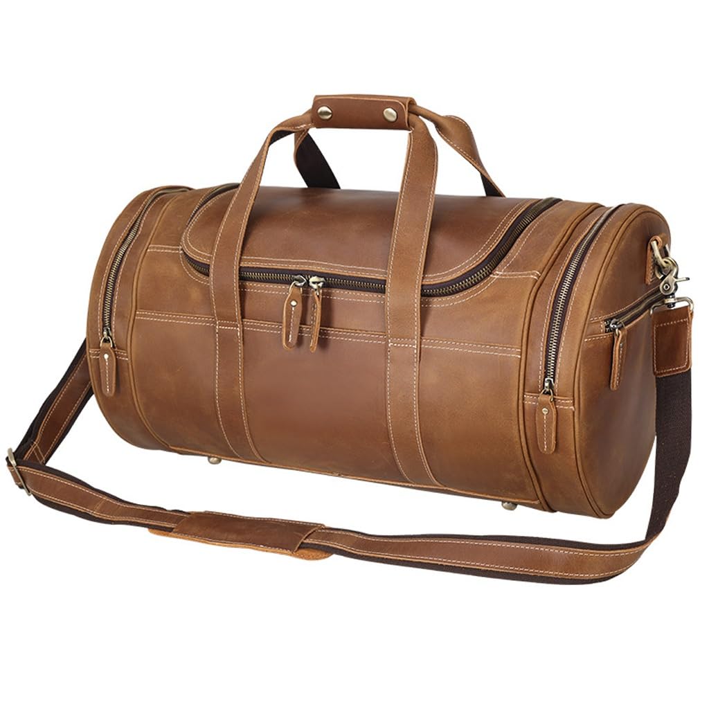 OOAYDYWO Leather Slim Briefcase for Crossbody Messenger Bag Business Work Attache