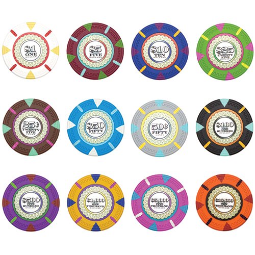Claysmith 25 The Mint 14gm Clay Poker Chips - Choose Chips