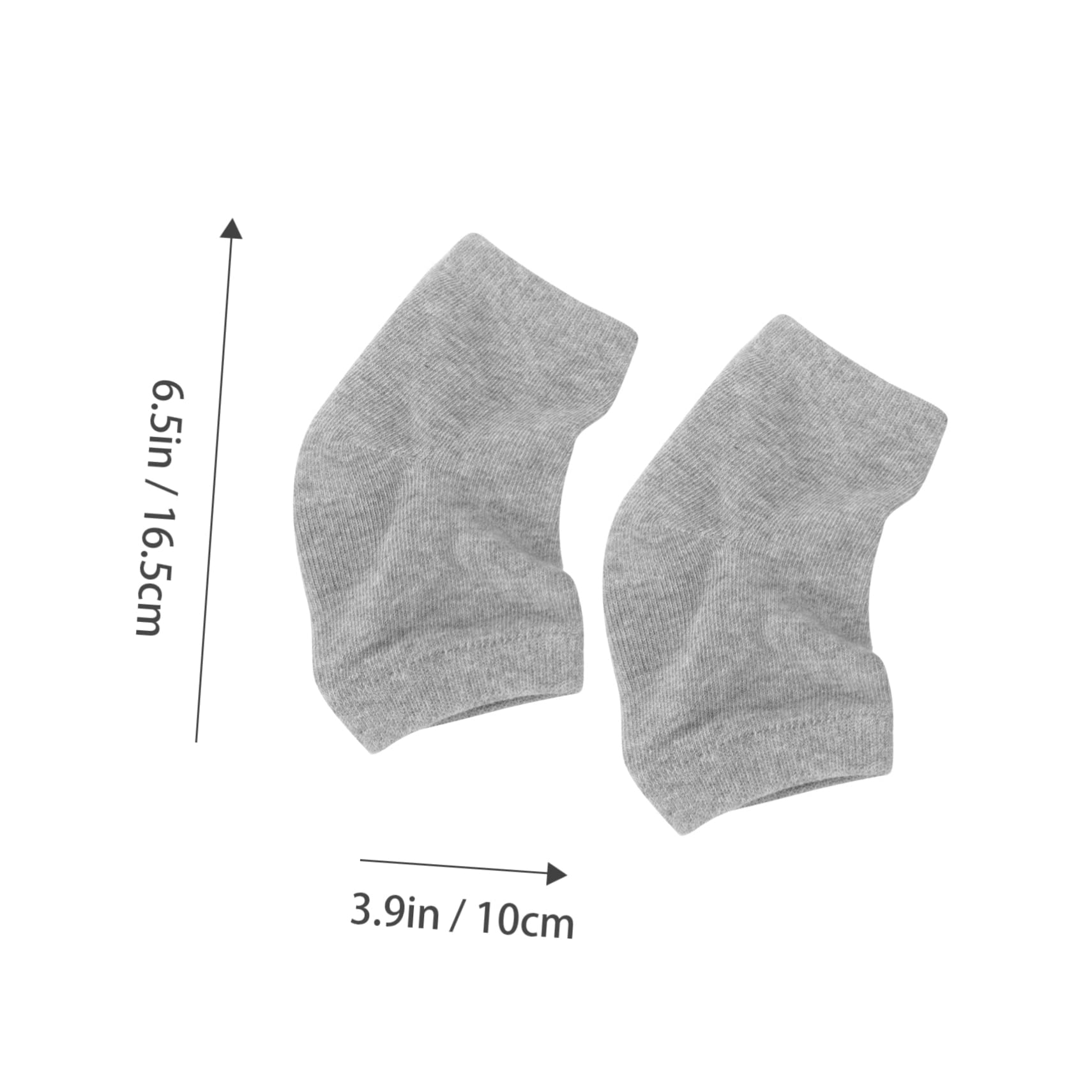 FRCOLOR 4paia Socks Gel Idrogel Per Talloni Di Calze Idrorepellenti Anti-crack Per Uomo e Donna Confezione Protezione Comfort Per Pelli Secche e Screpolate