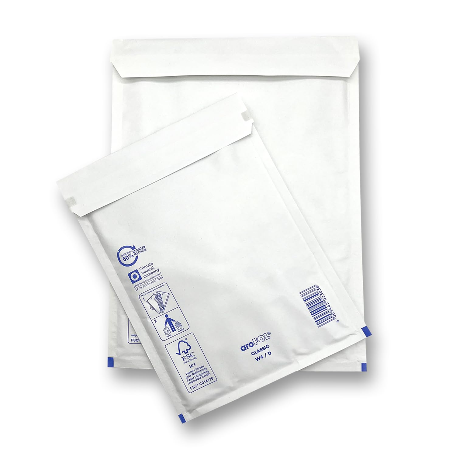 50x White Padded Bubble Envelopes 120x215mm Peel & Seal Padded Mailers (Pack of 50)