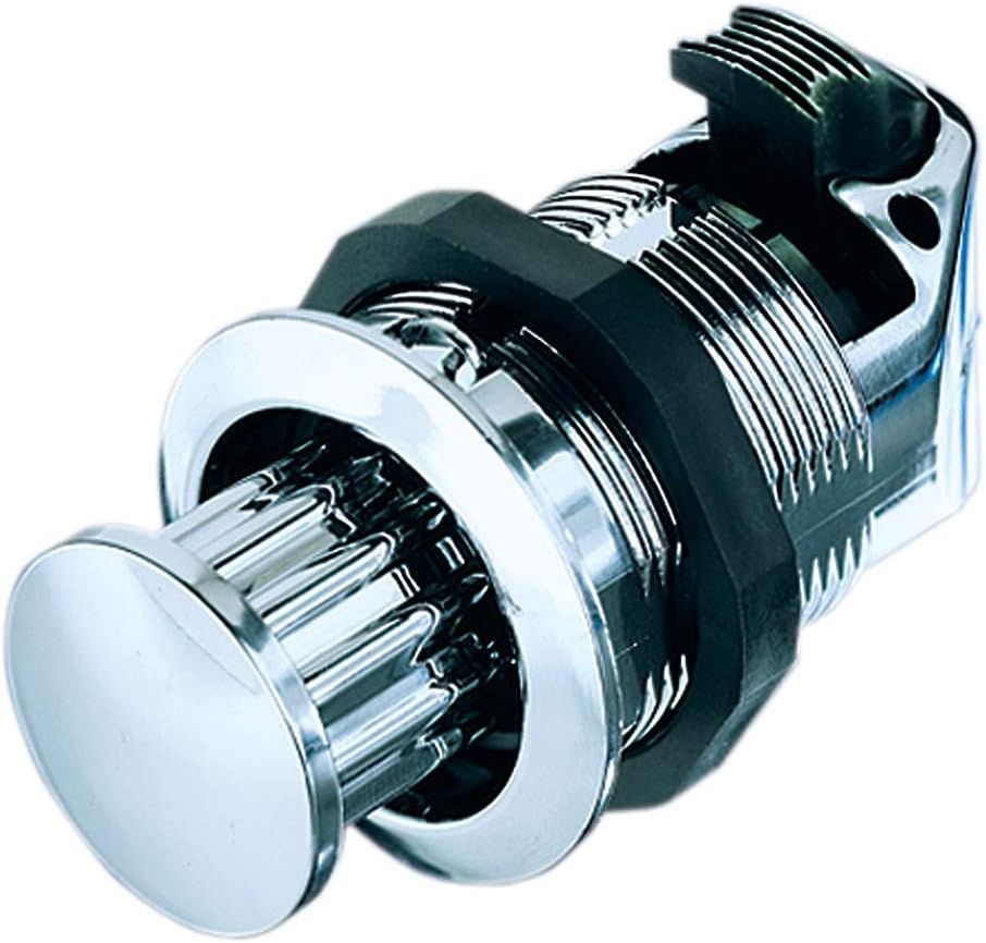 Southco Pop-Out Knob Latch Plastic Chrome Plated Fixed Grip Threaded Body .05-.75