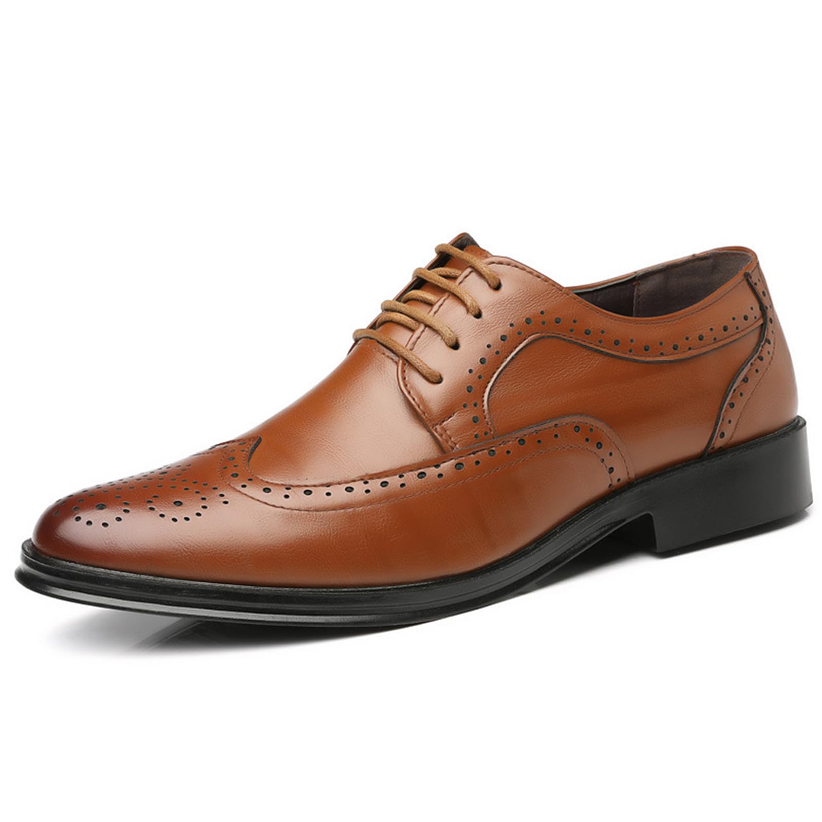 Scarpe Oxford Uomo Scarpe Brogue | Eleganti, Classiche, Resistenti, Stringate, Formale, Business, Commerciale, Formale