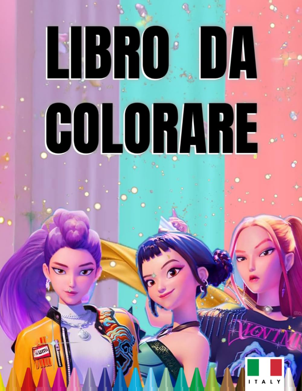 Libro da colorare K-P-0-P Ragazze