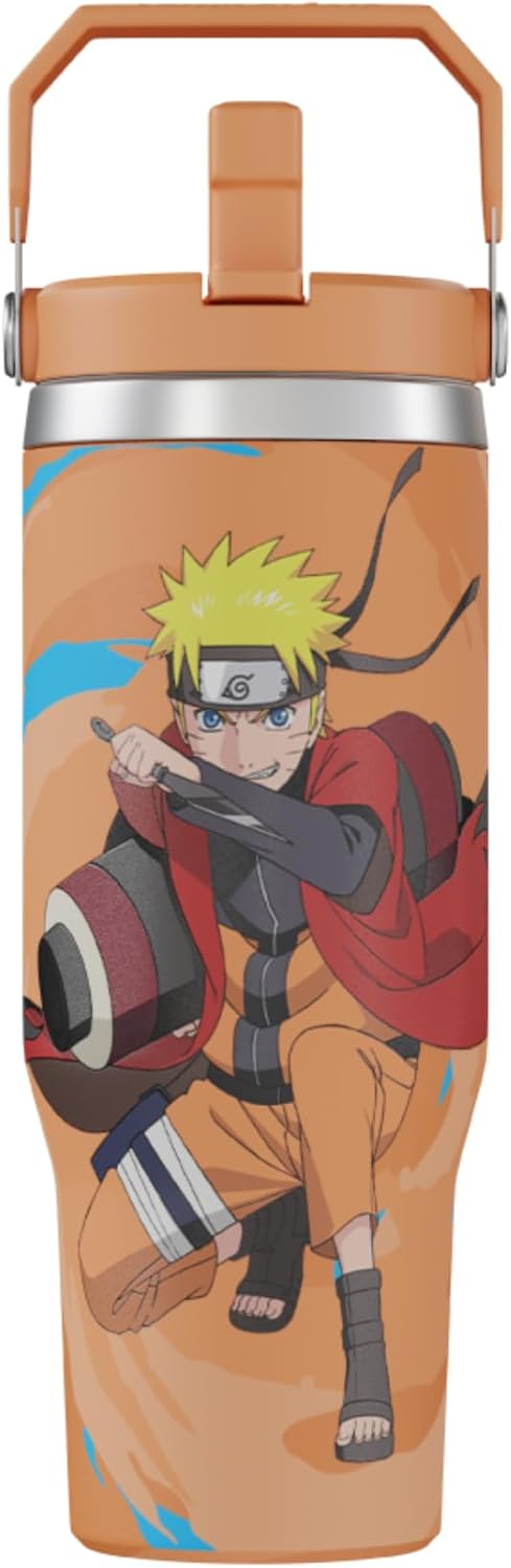 Team Liquid Naruto Tumbler with Lid, 30 Oz Water Cup, Vacuum Insulated, Anime Water Bottle, Reusable Insulated Stainless Steel tumbler for Water, Iced Tea or Coffee