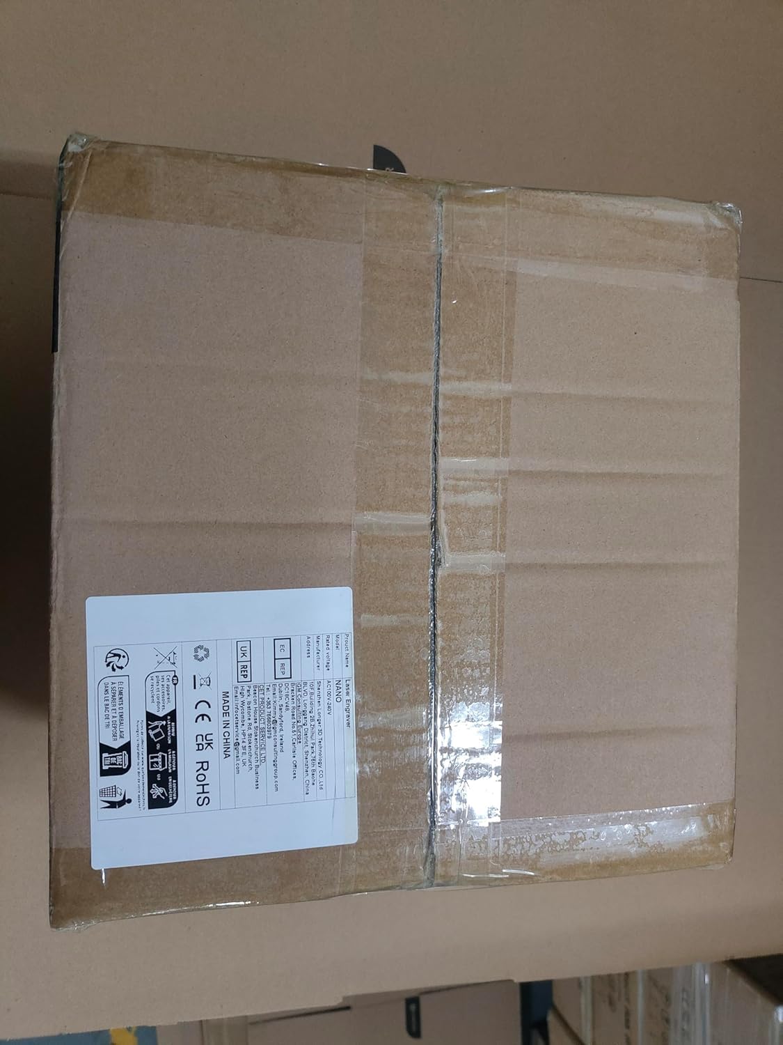 Longer Nano Incisore Laser Portatile, incisione ad alta velocità 5000 mm/s, precisione 0,05×0,05 mm, strumento fai-da-te per legno, acrilico, pelle, tessuto, metallo, ceramica