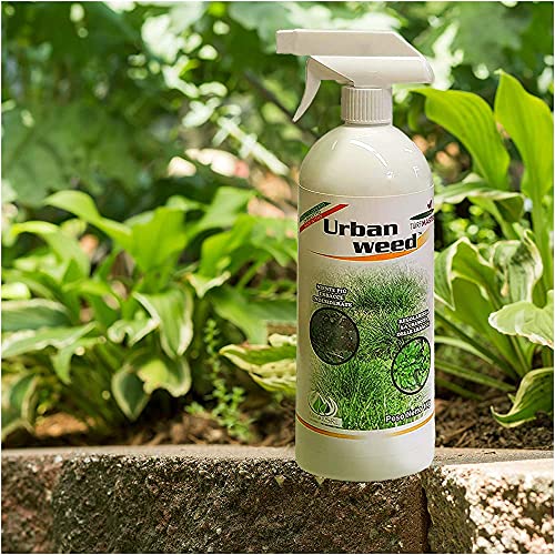 Turfmaster Urban Weed - Trockenspray, 1L Eco-Sustainable zur natürlichen Entfernung von Unkraut und unerwünschter Vegetation von Rasenflächen, Gärten, Gemüsegärten, Feldern, Büschen etc.