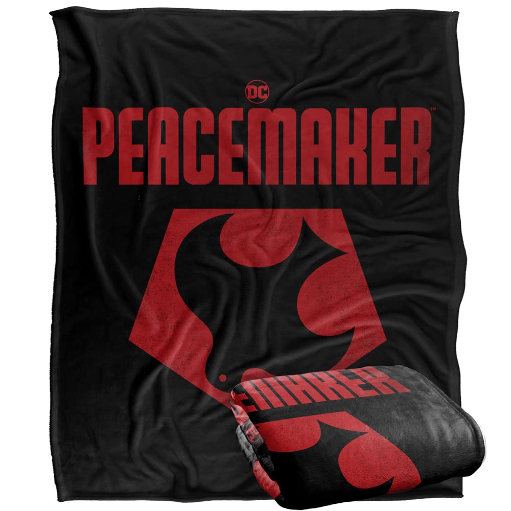 PEACEMAKER Blanket, 152 x 127 cm Logo Silky Touch Super Soft Throw Blanket