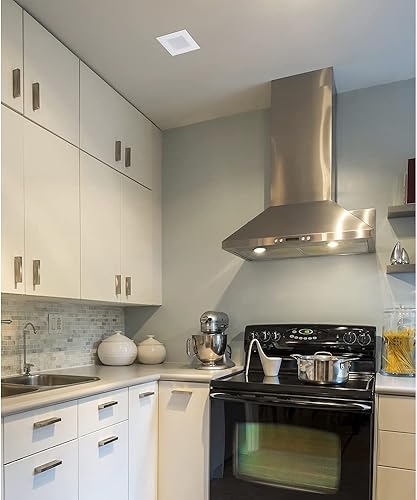 Miniatura 6 de NICOR Lighting - Foco empotrable LED cuadrado blanco de 5 pulgadas en 3000 K (DQR5-10-120-3K-WH-BF)