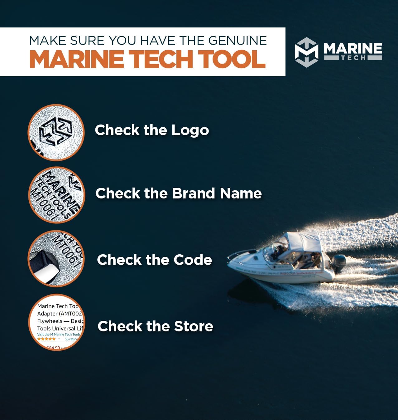 Marine Tech Tools Bearing Retainer Tool, Removes & Installs Bearing Retainers on Bravo III Drives, Mercury Outboard Tools, Bearing Retainer Wrench, Replacement 91-805374 1
