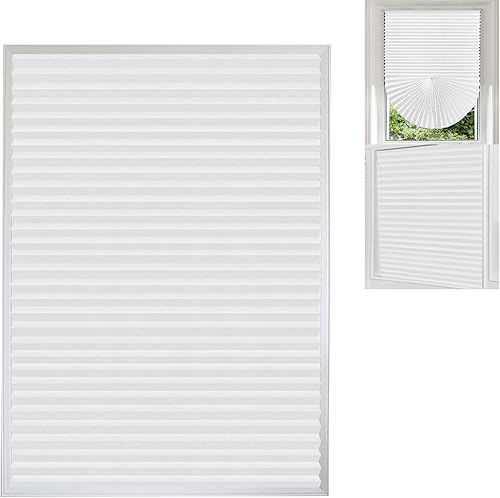 Persianas adhesivas para ventanas, persianas impermeables para el hogar, persianas de papel plisadas opacas, persianas de papel temporales fáciles Persianas adhesivas para ventanas, persianas impermeables para el hogar, persianas de papel plisadas opacas, persianas de papel temporales fáciles