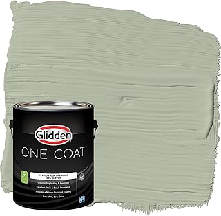 Glidden Interior Paint + Primer: Sage/Light Sage, One Coat, Eggshell, 1-Gallon