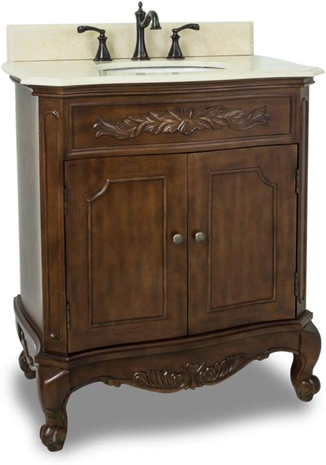 Elements VAN062-T-MC Clairemont Vanity, Painted Nutmeg