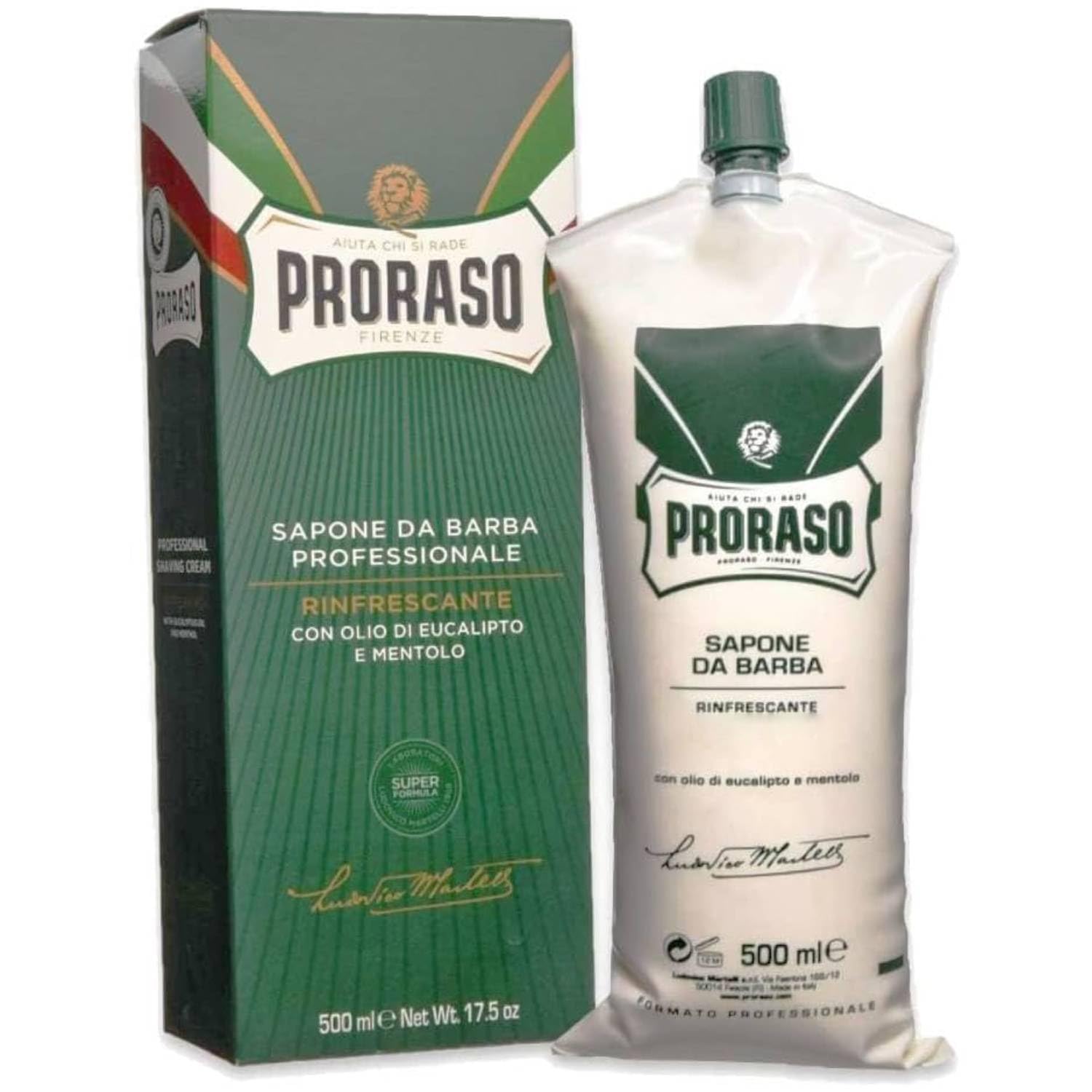 3X Proraso Sapone Barba Rinfrescante Tubo 500ML (3X500ML)