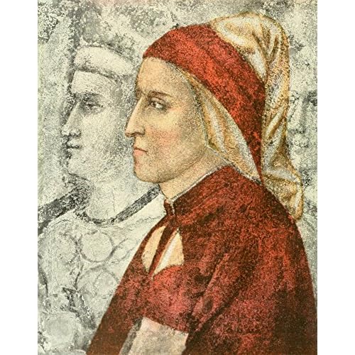 Posterazzi Dante Alighieri The Bargello Florence Poster Print by Giotto, (24 x 36)