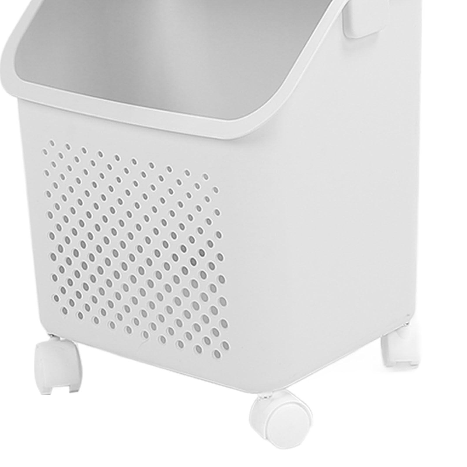 Rolling Laundry Hamper con 4 ruedas, cesta de almacenamiento de ropa multipropósito para casa, cocina, baño (3 nivel)