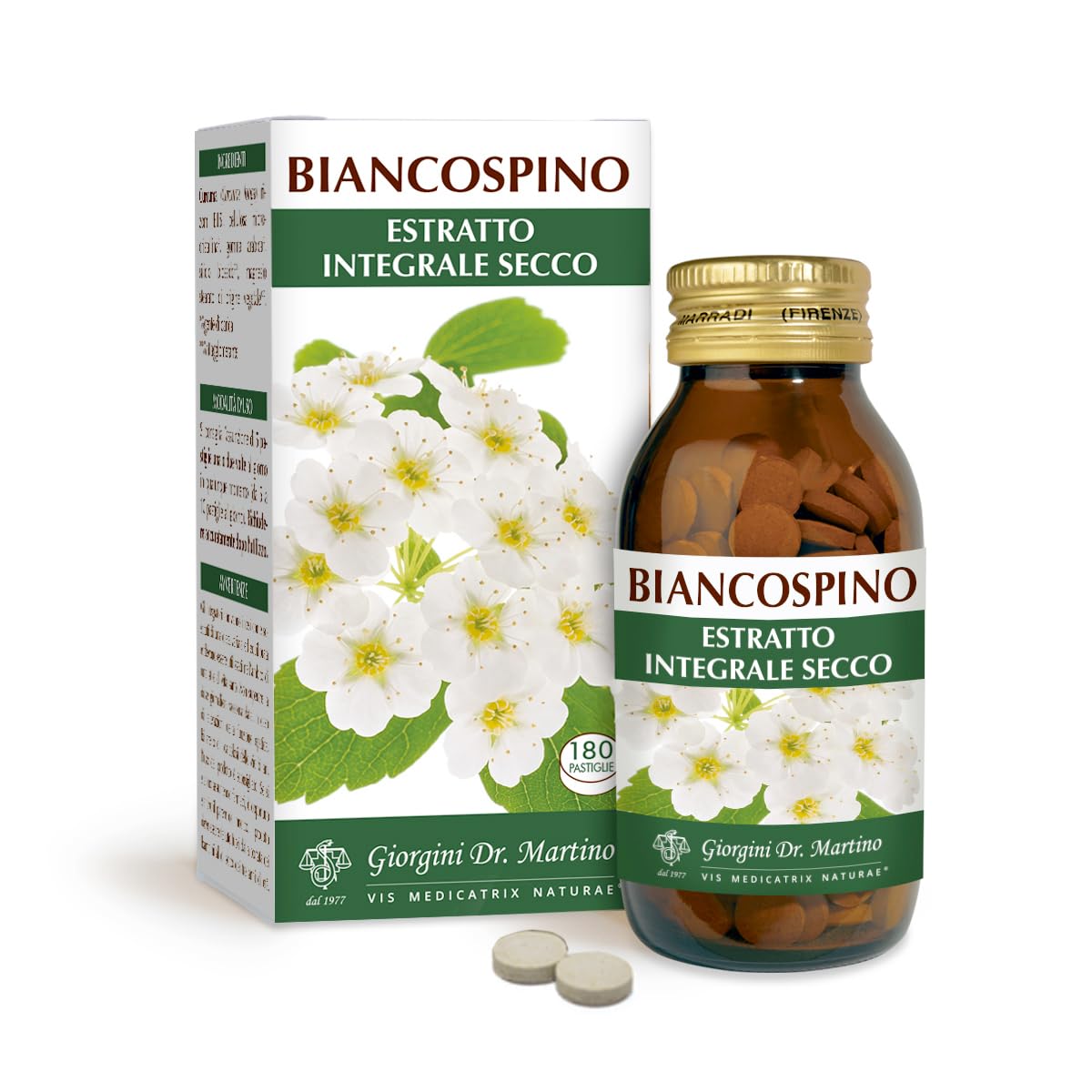 Aubépine Blancospino extrait sec pastilles pression 90g
