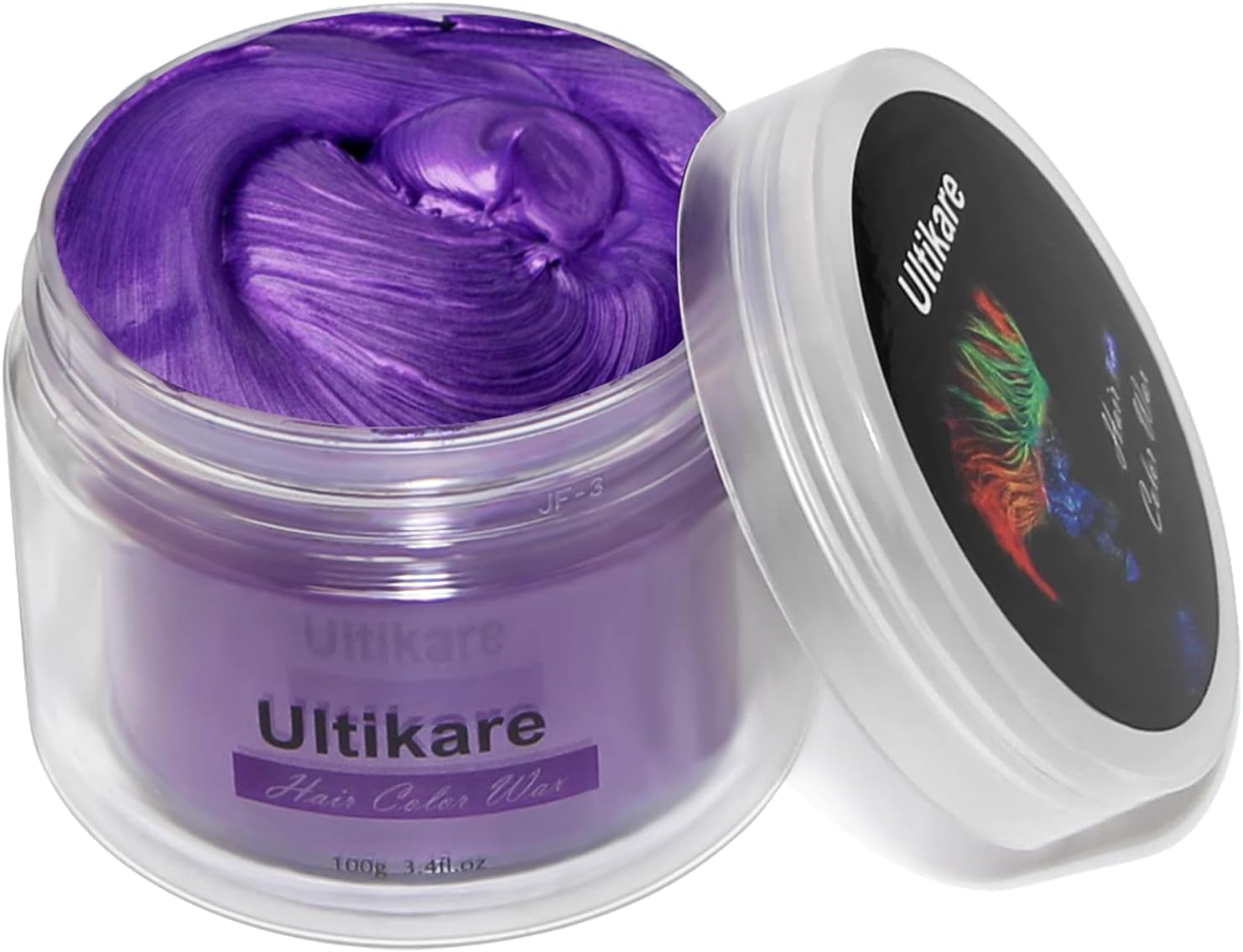 Hair Color Wax, Ultikare Instant Hair Dye Cream Mud Washable Temporary Hair Dye Natural