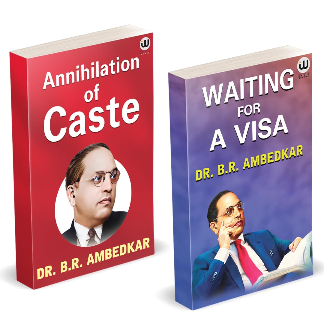 Annihilation of Caste | Waiting For a Visa | Dr. BR Ambedkar Books | English Paperback Combo Set | The Original Edition | Budha and carl marks by BR Ambedkar | Their Mechanism, Genesis And Development | Ambedkar Minority Castes In India | Book Bhimrao Works B R Pride B.R. Baba Saheb Bheemrao Bheem Bhim Rao Problem Untouchables dr br. Ambedkar’s all Writings Books Father Constitution Speeches Roy Hindi by Annotated Critical Navayana And Other Tharoor Essays डॉ. बाबासाहेब आंबेडकर डा बाबा साहेब, डॉ भीमराव अम्बेडकर, अंबेडकर कास्ट इन इंडिया बुक्स बाबासाहब की बुक अणि कार्लमार्क चरित्र बायोग्राफी रानडे, गांधी और जिन्ना आणि जीना वेटिंग फार ए वीज़ा वेटिंग फार ए वीज़ा हिंदी बुद्ध आणि कार्ल मार्क्स पुस्तक अणि कार्लमार्क Bharat Ka Vibhajan Understanding Mai + Kaise Bana Shashi States And Minorities Waiting For A Visa Rupee Biography Autobiography Auto Biography On Buddhism Gospel Buddha And His Dhamma Jaat Paat Ka Vinash पाकिस्तान और भारत का विभाजन अथवा Athva Atharva Aur Annihilation Of Caste In India With A Reply To Mahatma Gandhi System Annhilation Cast Anhilation Matters Arundhati Inhilation Inhalation photo frame statue मुस्लिम Lang Aani b. r.