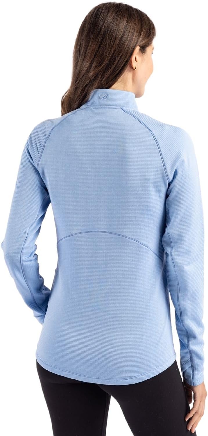 Cutter & Buck Peshastin Eco Fleece Recycled Womens Half Zip Pullover - Image 2