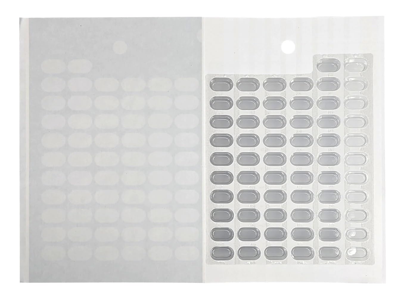 Lot de 12 paquets de cartes jetables 62 jours deux mois pour médicaments, comprimés et vitamines