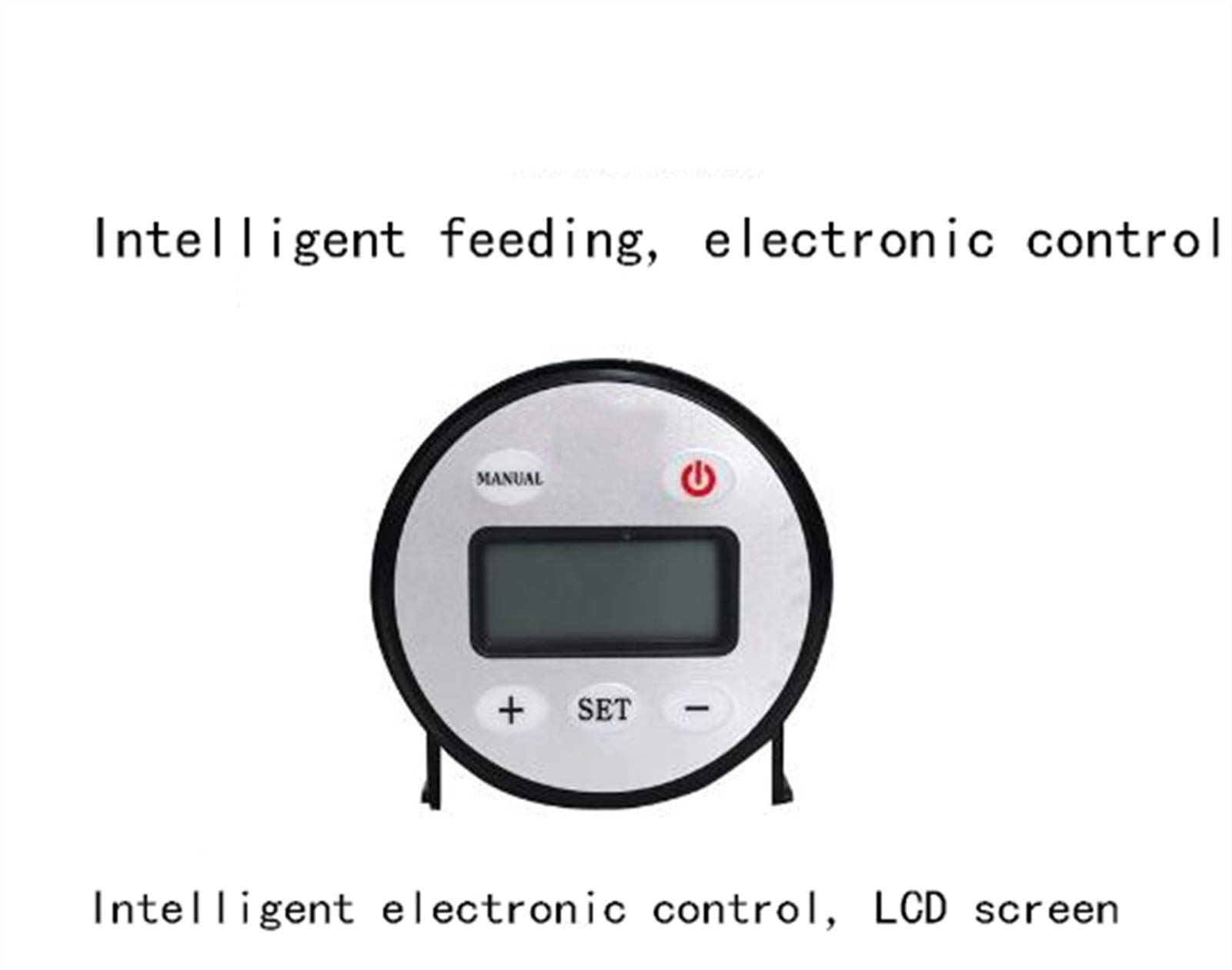 Distributori Automatici di Cibo for Mangiatoia for Pesci Automatica Intelligente con Display a LEDAlimentatore Automatico Digitale Alimentatore Automatico for Pesci Serbatoio for Pesci
